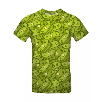 Koszulka Tshirt fullprint - Pieniądze