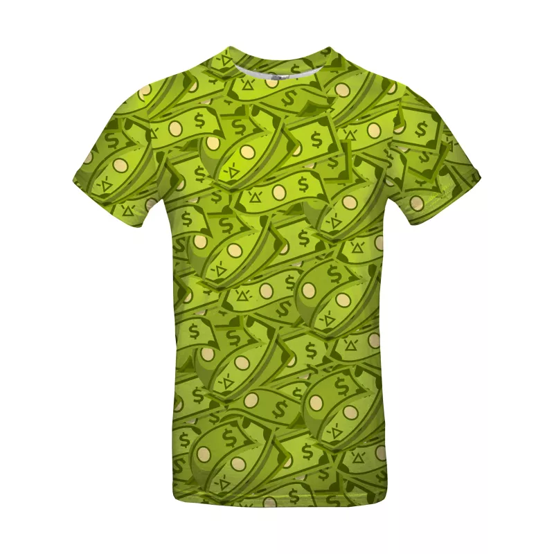 Koszulka Tshirt fullprint - Pieniądze