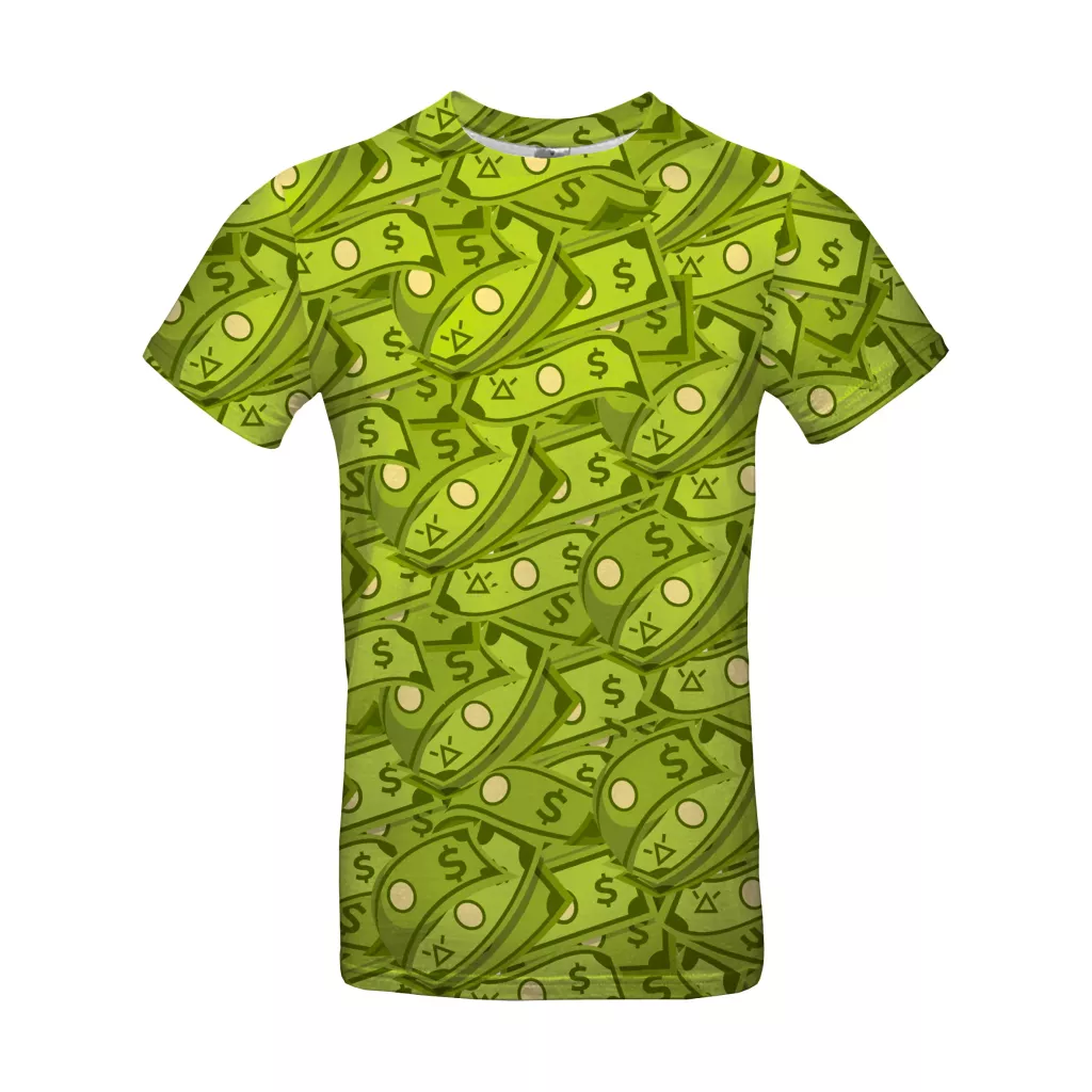 Koszulka Tshirt fullprint - Pieniądze