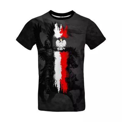 Koszulka Tshirt fullprint - Polska 1002
