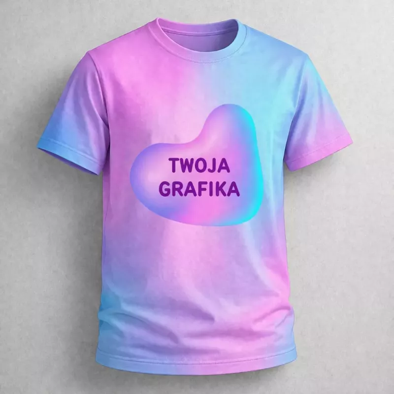 Koszulka fullprint męska T-shirt – wygodna i uniwersalna | SprintShirt