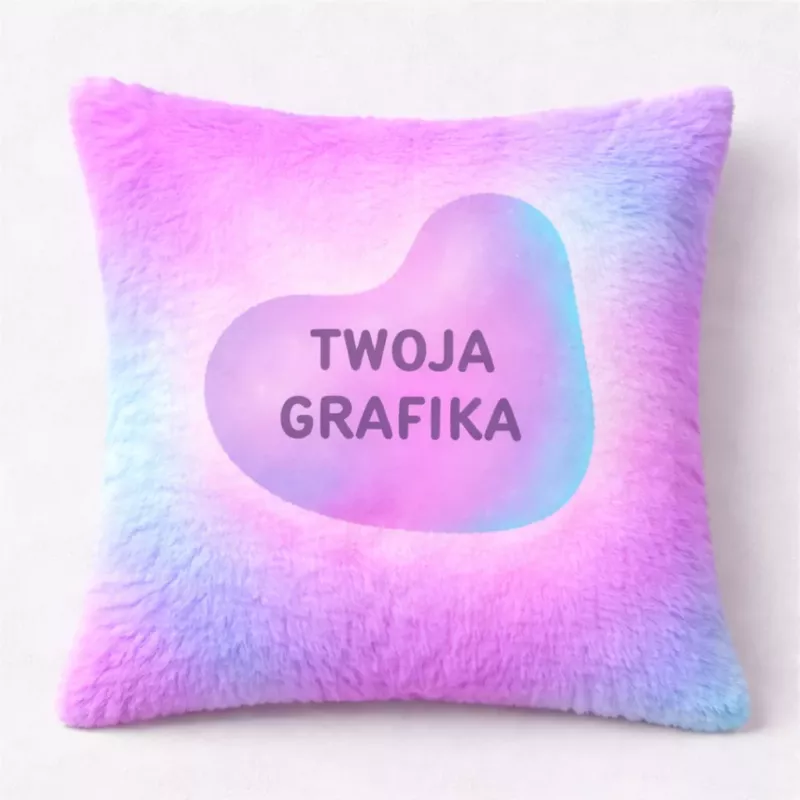Poduszka fullprint pluszowa z własnym nadrukiem | SprintShirt