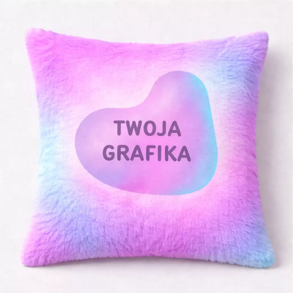 Poduszka fullprint pluszowa z własnym nadrukiem | SprintShirt