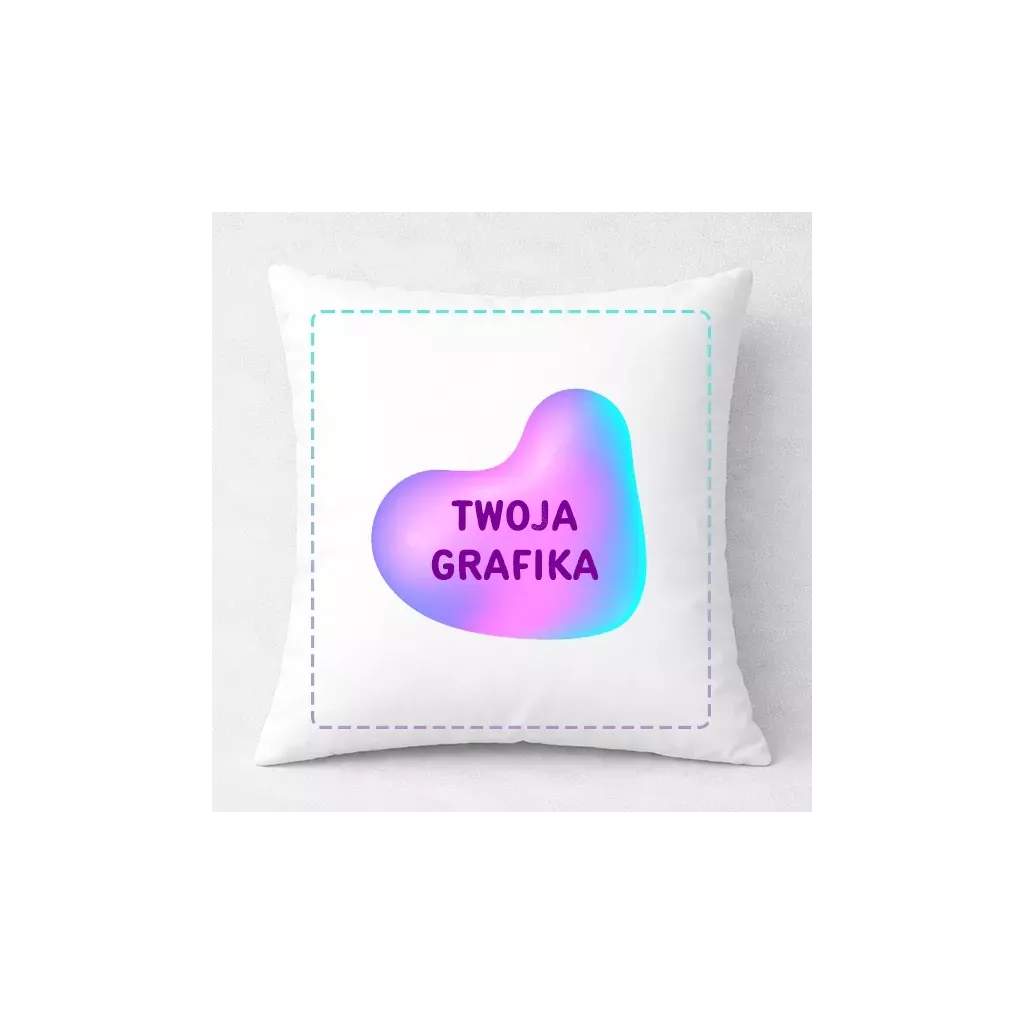 Poduszka 40x40 z nadrukiem – personalizowana poduszka | SprintShirt