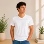 Męska Koszulka V-neck z własnym nadrukiem | Sprintshirt