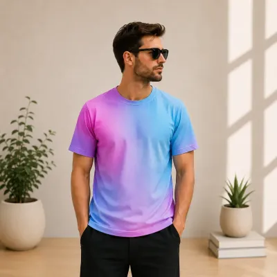 Koszulka fullprint męska T-shirt – wygodna i uniwersalna | SprintShirt
