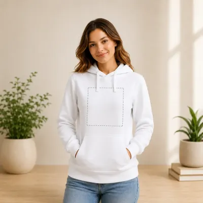Bluza damska typu kangur z nadrukiem | SprintShirt