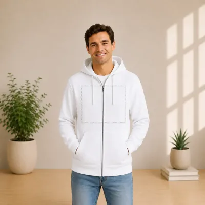Bluza męska rozpinana – hoodie z zamkiem i kapturem | SprintShirt