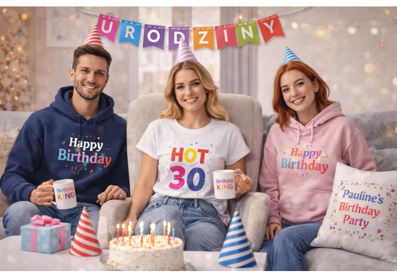 Jak się ubrać na urodziny? Stylizacje na imprezę w domu i w plenerze + ubrania z nadrukiem