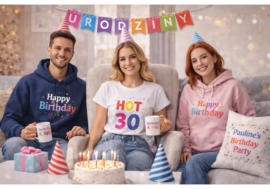 Jak się ubrać na urodziny? Stylizacje na imprezę w domu i w plenerze + ubrania z nadrukiem