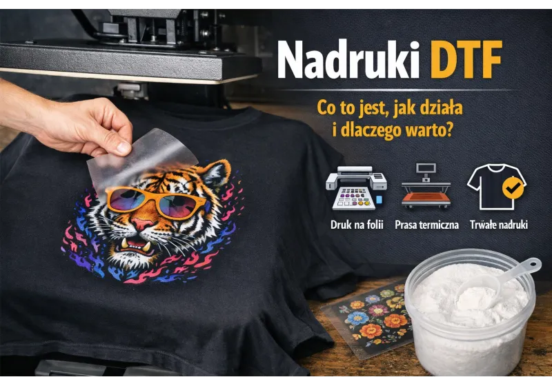 Nadruki DTF – co to jest, jak działa i dlaczego warto?
