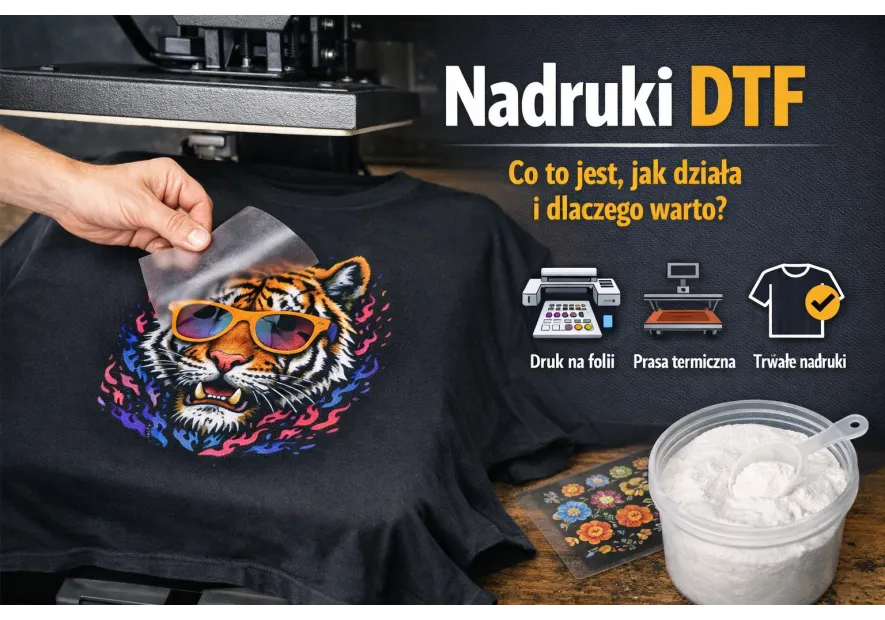 Nadruki DTF – co to jest, jak działa i dlaczego warto?