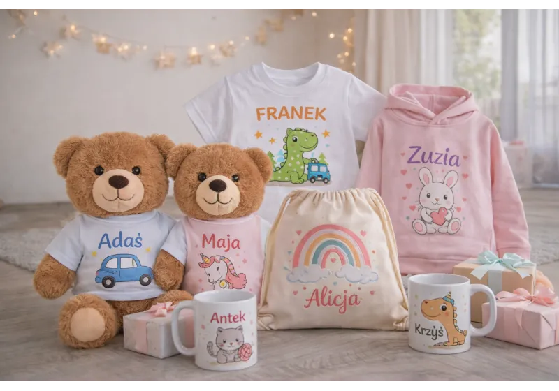 Prezent dla dziecka – pomysły na wyjątkowy upominek + personalizowane nadruki