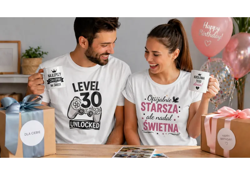Personalizowane koszulki i kubki na urodziny – 20 inspiracji